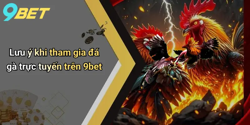 Đá Gà Trực Tuyến: Sân Cá Cược Đỉnh Cao Và Bí Quyết Thắng Lớn 6 Lưu ý khi tham gia đá gà trực tuyến trên 9bet